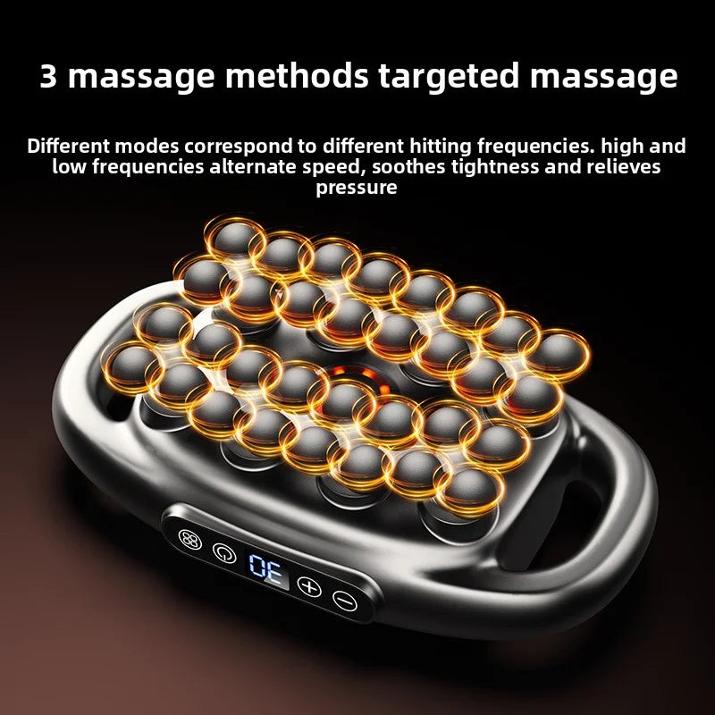 32-Head Smart Fascia Massage Gun