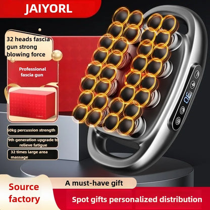 32-Head Smart Fascia Massage Gun